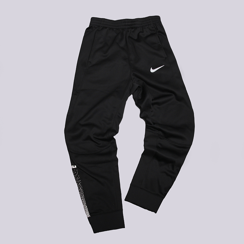 детские черные брюки Nike Lebron Therma Pants 803774-010 - цена, описание, фото 1